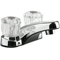 thumbnail image 1 of Dura Faucet Lavatory Faucet with Crystal Acrylic Knobs for RV Bathroom - Chrome Polished, 1 of 8