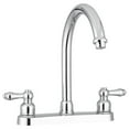 thumbnail image 1 of Dura Faucet Non-Metallic J-Spout RV Kitchen Faucet - Chrome Polished, 1 of 3