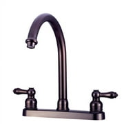 Dura Faucet Non-Metallic J-Spout RV Kitchen Faucet - Venetian Bronze