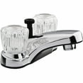 thumbnail image 1 of Dura Faucet DF-PL720A-CP RV Bathroom Faucet with Crystal Acrylic Knobs and Shower Hose Diverter (Chrome), 1 of 1