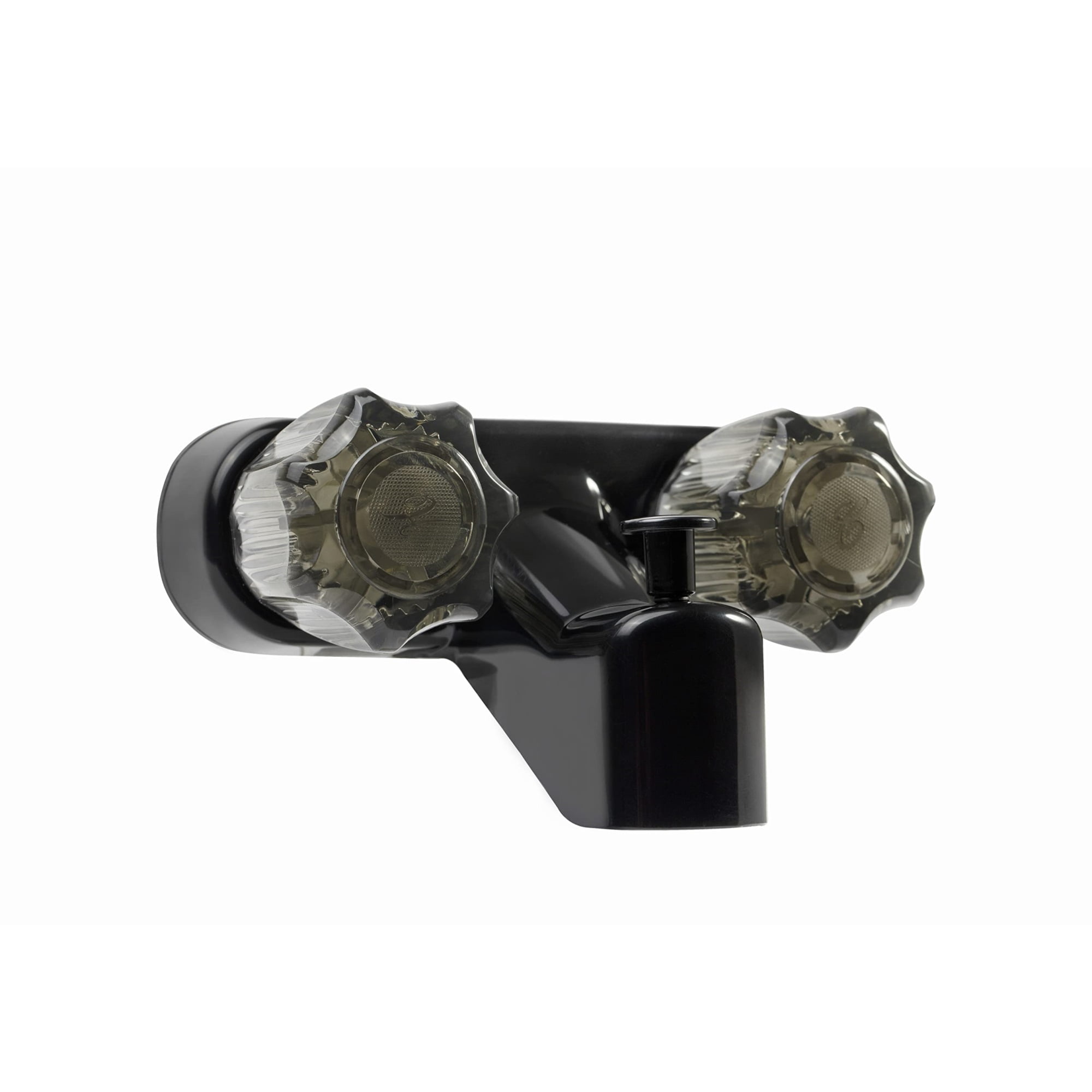 Dura Faucet RV Tub & Shower Diverter Faucet w/Smoked Acrylic Knobs ...
