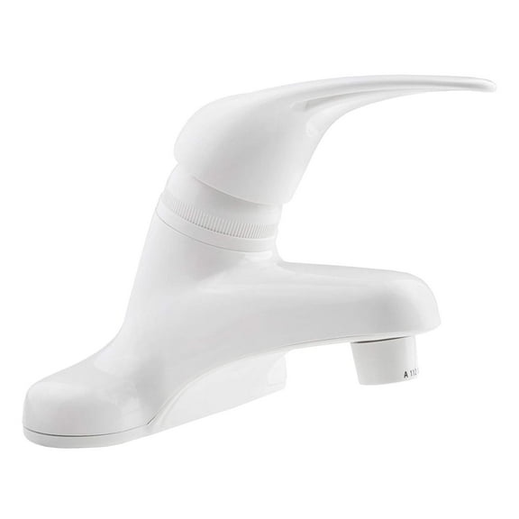 Dura Faucet Single Lever RV Lavatory Faucet - White