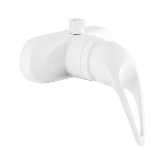 Dura Faucet Single Lever RV Shower Faucet - White