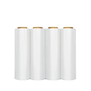 Dura Film Industrial Stretch Wrap, Clear Plastic Film Roll, 18 Inches Wide, 1200 Feet Long, Heavy Duty Pallet Packaging. box 4 Units. 80 Gauge