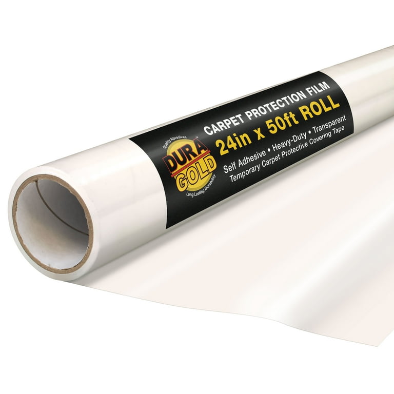 Carpet Shield 50-ft Clear Plastic Self-adhesive Film Carpet Shield 50-ft Clear Plastic Self-adhesive Film