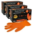 thumbnail image 1 of Dura-Gold Duratection 8 Mil Orange Super Duty Diamond Textured Nitrile Disposable Gloves, 3 Boxes of 100, Small - Latex Free, Powder Free, Food Safe, Safety Protection Work Gloves, Industrial, 1 of 7