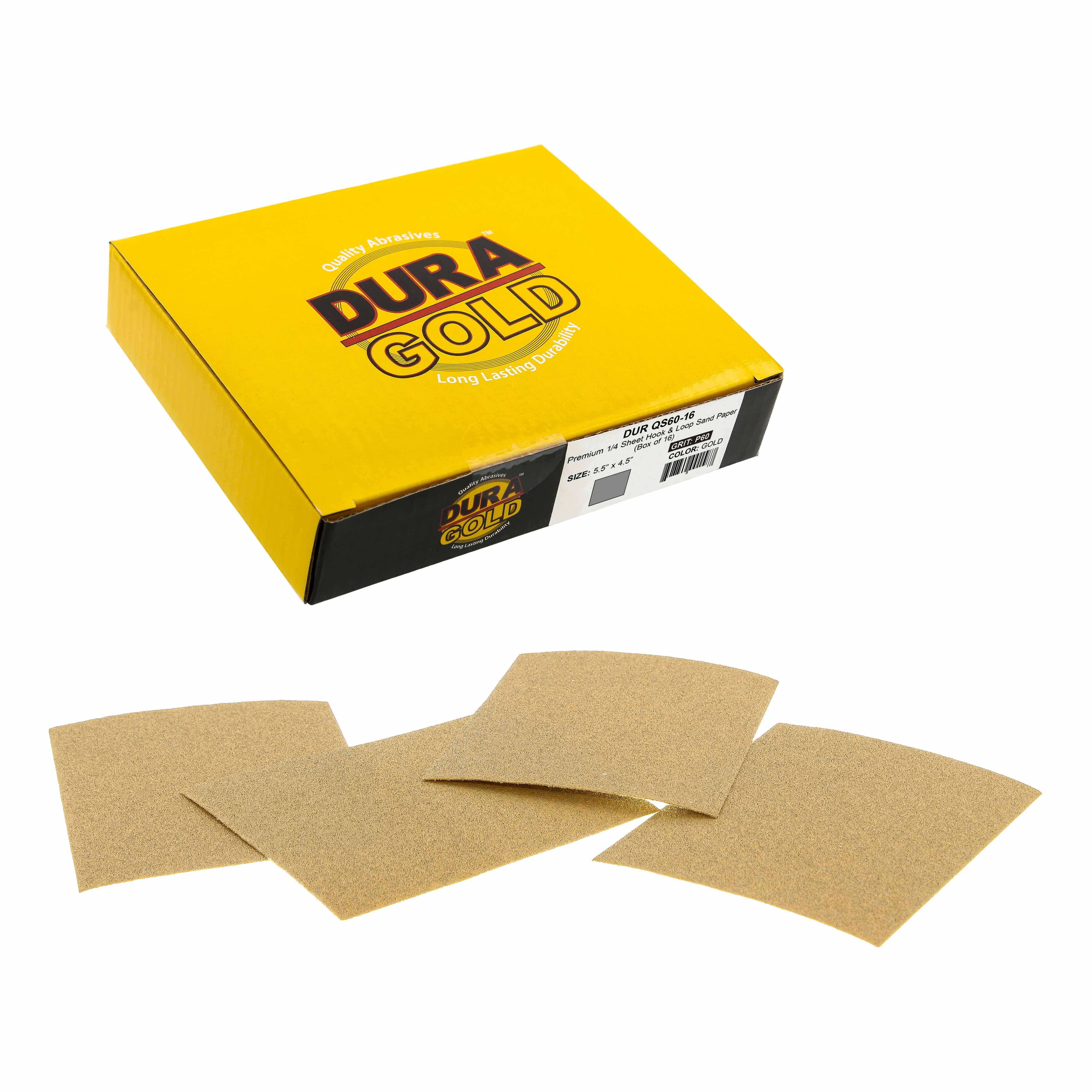 dura-gold-premium-1-4-sheet-gold-sandpaper-sheets-60-grit-box-of-16