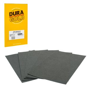 Dura-Gold Premium Wet/Dry Sandpaper, 220 Grit, 25 Sheets