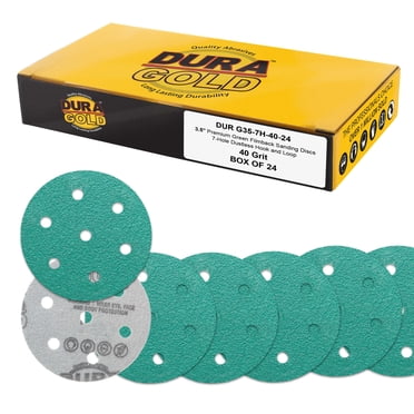 50 Pack 5-Inch 80-Grit Hook & Loop Sanding Discs – Dustless For Porter-Cable 382