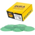 thumbnail image 1 of Dura-Gold Premium 5" Green Film PSA Sanding Discs - 1500 Grit (Box of 50) - Film Back Self Adhesive Stickyback Sandpaper Discs for DA Sander, Finishing Abrasive, Sand Auto Paint Woodworking Wood, 1 of 6