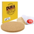 thumbnail image 1 of Dura-Gold Premium 8" Gold PSA Sanding Discs - 40 Grit (Box of 10) - Self Adhesive Stickyback Sandpaper for DA Sander, Finishing Coarse-Cut Abrasive - Sand Auto Car Paint, Woodworking Wood, Metal, 1 of 7