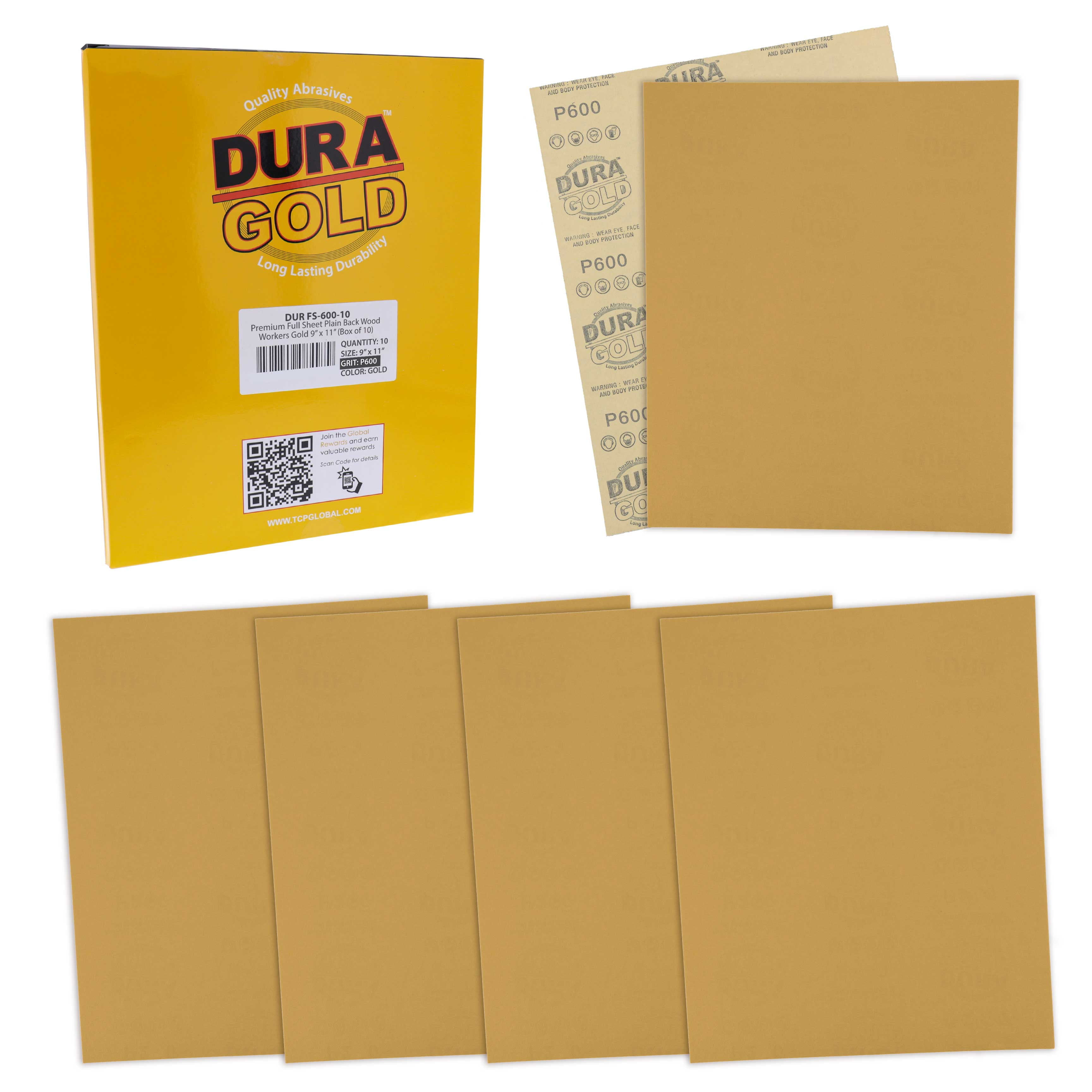 Dura-gold - Pure Gold Woodworker and Painters Grade - Gold Superior Tack Cloths - (Box of 12)
