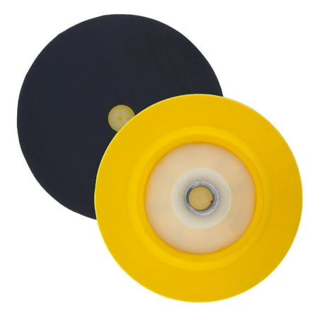 Dura-Gold Pro Series 5" Super Flex Flexible Edge Polishing Buffing Hook and Loop Backing Pad, 5/8" - 11 Threads - Rotary Polisher Buffer Backup Pad, Attach Foam Wool Buff Pads Auto Car Detailing
