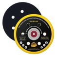thumbnail image 1 of Dura-Gold Pro Series 6" Hook & Loop DA Backing Plate Pad, 6 Hole Pattern Dustless - Low Profile Edge, Medium Density, Dual-Action Random Orbital Sanding Pad, Sander Auto Woodworking Sandpaper, 1 of 4