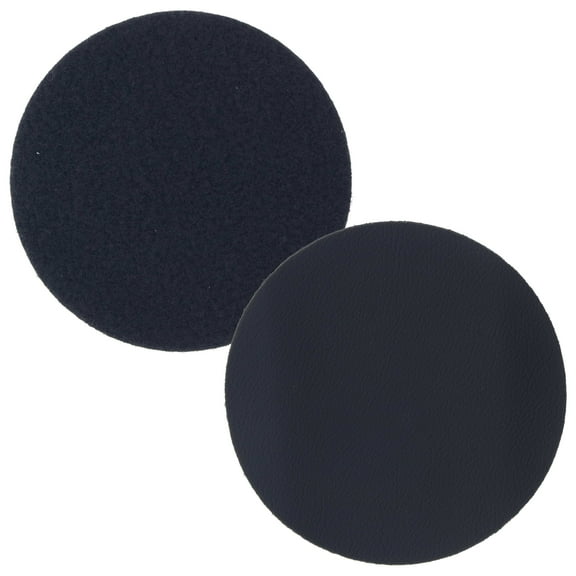 Dura-Gold Pro Series 6" Round Hand Sanding Block Adaptor Sheets to Convert Hook & Loop Sanding Block Pads to PSA Sticky Pads, 2 Sheet Pack (Sanding Blocks Not Included)