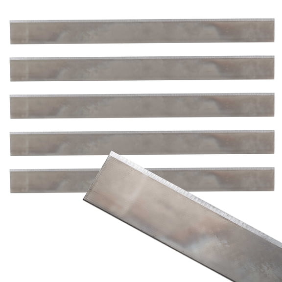 Dura-Gold Replacement 8-inch Floor Razor Scraper Blades, Pack of 5 - Sharp, Durable, Hardened Steel Razors for Heavy-Duty Removal of Floor Covering, Tile, Vinyl, Carpet - Demolition Surface Strippers