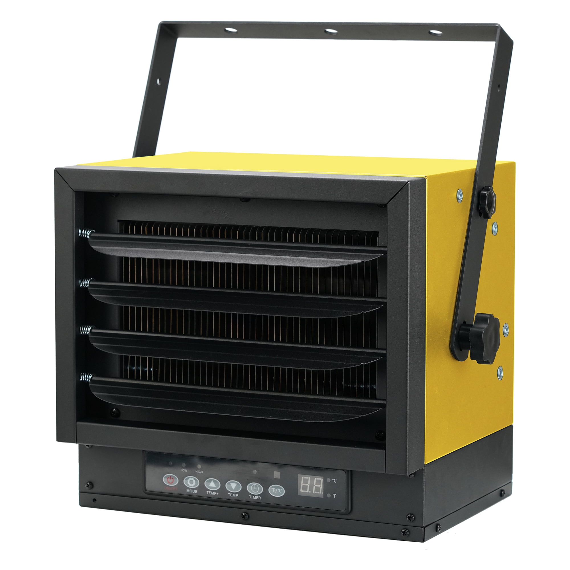 DURA HEAT 240-Volt Hardwired Electric Garage Heater and Fan Combo, 7,500 Watts, 25,500 BTUs, Mounting Kit, Remote with Adjustable Thermostat