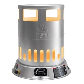 REDDY HEATER 50,000-80,000-BTU Propane Indoor Outdoor 360 Convection Heater with Auto Shutoff, 10-Ft. Hose, Regulator for 20/100-Lb. Tanks, LPC80