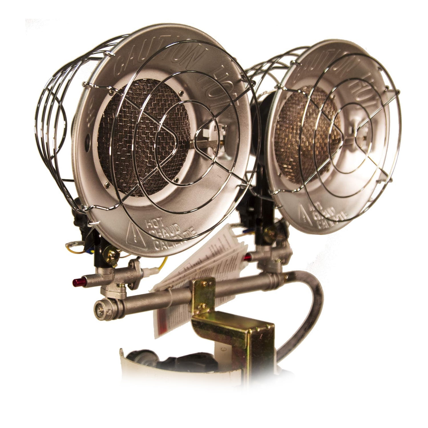 Dura Heat TT-30CSA Double Burner Outdoor Propane Tank Top Radiant Heater -  Walmart.com