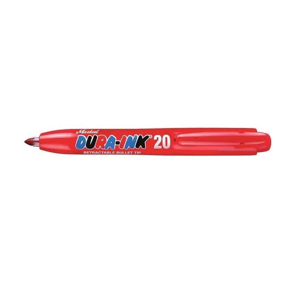 Dura-Ink Industrial Marker, Fine Tip, Red Color Family, Ink 96576