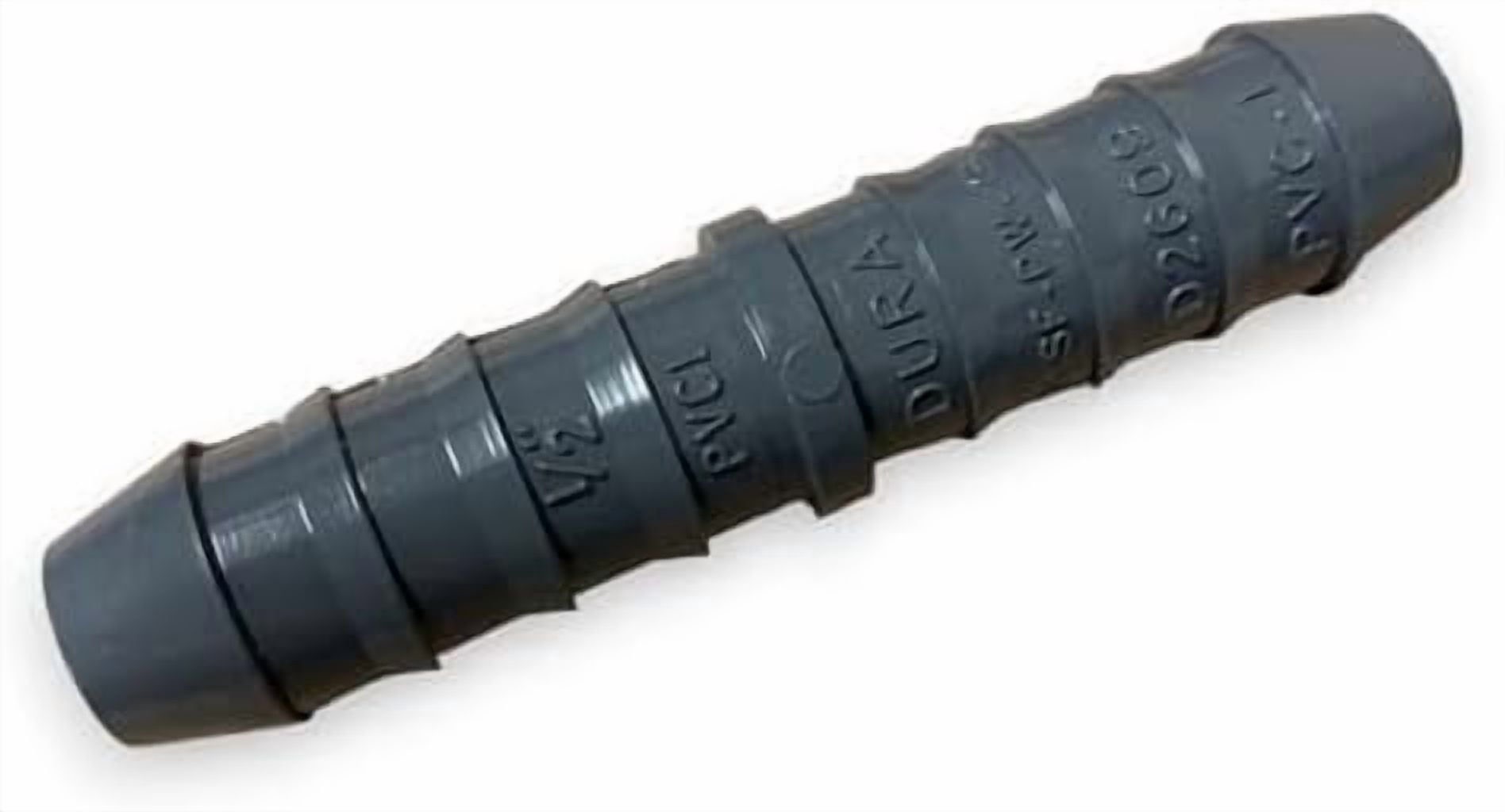 Dura Lasco Plastics Barbed Coupler – Schedule 40 PVC Hose Connector ...