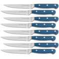 thumbnail image 1 of Dura Living 8 Piece Forged High Carbon Stainless Steel Steak Knife Set, Royal Blue, 1 of 7