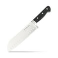 thumbnail image 1 of Dura Living Forged 7 Inch Santoku Knife - Razor Sharp Kitchen Cutting Chopping Knife, Professional High Carbon Stainless Steel Cooking Knife for Meat, Vegetables, and Fruits, Black, 1 of 7