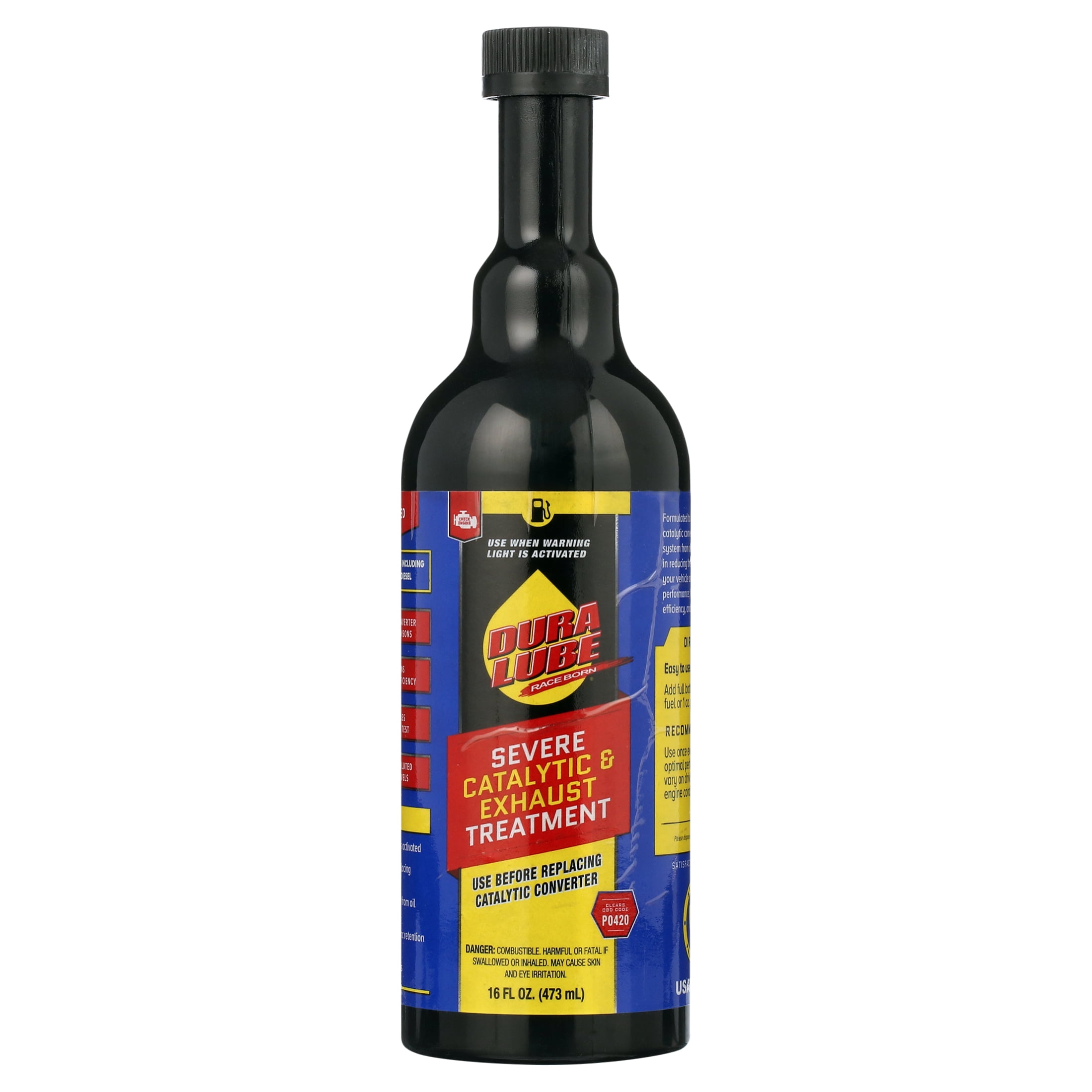 Dura Lube Catalytic & Exhaust System Treatment Emissions Additive Automotive Converter Cleaner 16oz