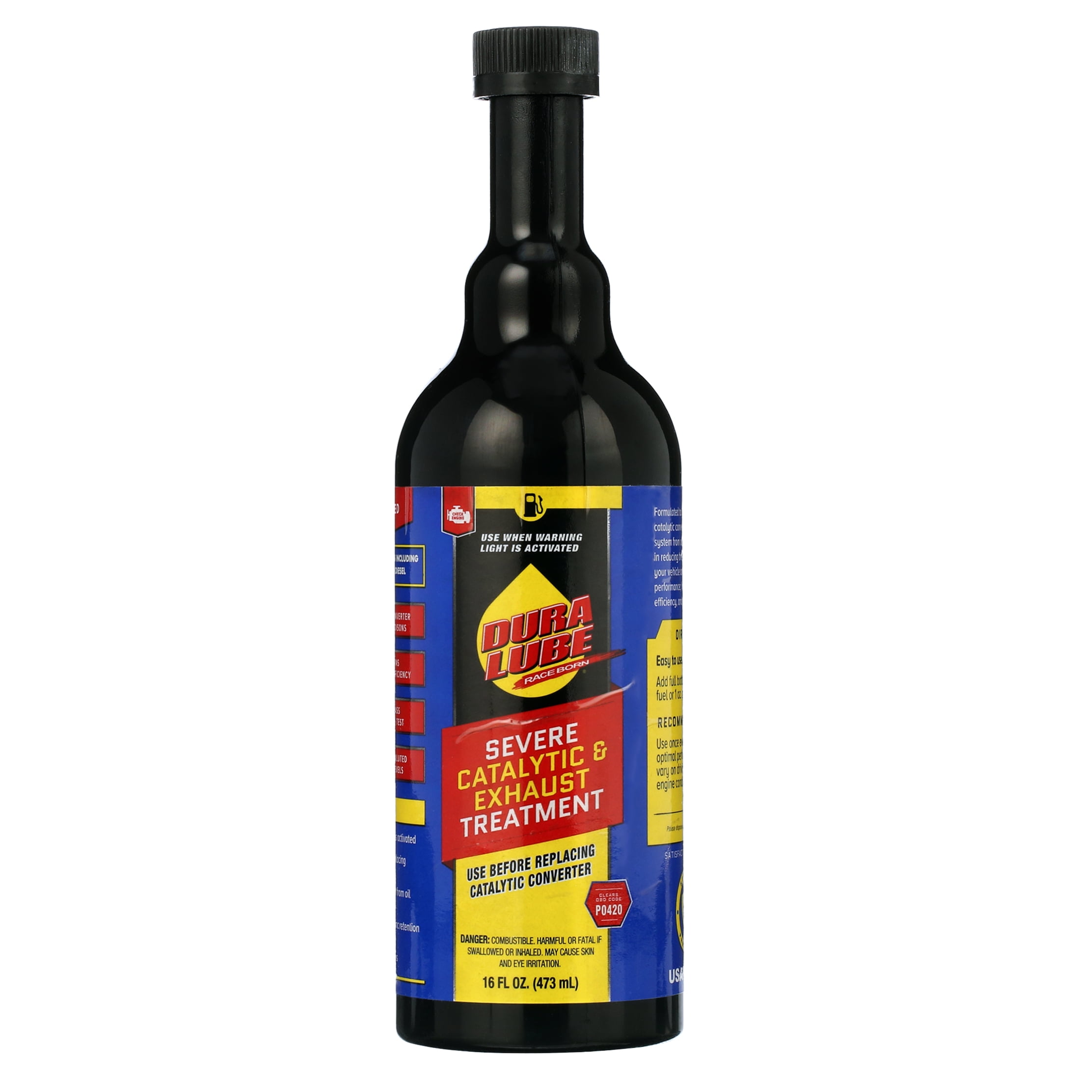Dura Lube Catalytic & Exhaust System Treatment Emissions Additive Automotive Converter Cleaner 16oz