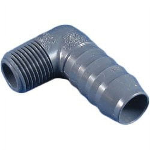 Dura PVC 90-Degree Reducing Insert Elbow (1/2" MIP x 3/4")