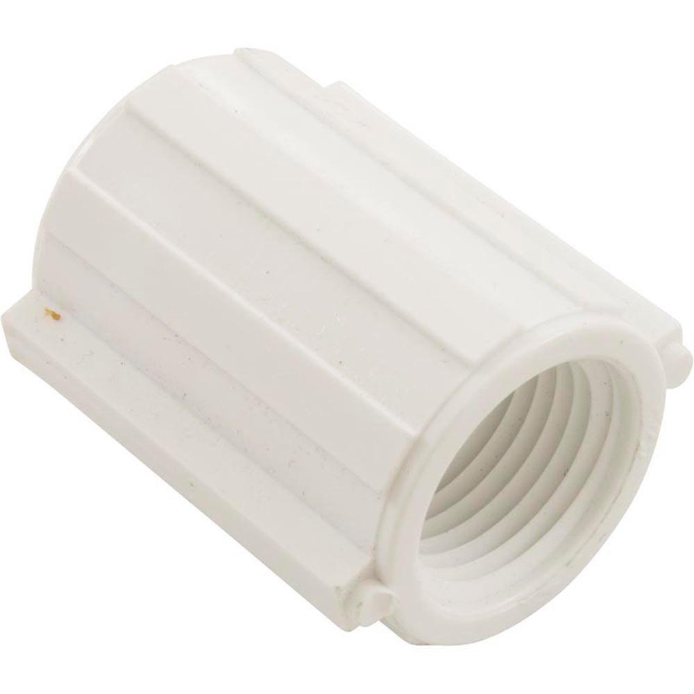 Dura Plastic Coupling, Dura, 1/2"fpt x 1/2"fpt 430005W