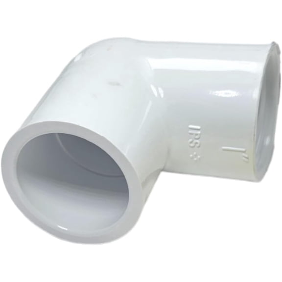 10-Pack Dura Plastics 90 Elbow Slip Female Thread (FPT) Schedule 40 PVC Right-Angle Connector for Irrigation & Plumbing (1/2", 3/4", 1" Variations) 407-010 (1/2" PVC 90 Ell (S x T))