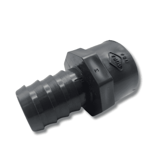 10 pack Dura Plastics Lasco Barbed Female Pipe End Schedule 40 PVC Hose Fitting Multiple Sizes (1/2 to 2) Secure with Hose Clamps USA-Made Irrigation Fitting (1/2" Barb x 1/2" FPT)