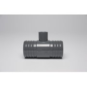 Dura Plastics | PVC Insert Combination And Reducing Tee | Schedule 40 Black | 1-1/2" x 1-1/2" x 1-1/4" INSERT X INSERT X REDUCING FIPT | High-Flow Capacity | Plumbing, Irrigation, Spa