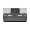 thumbnail image 1 of Dura Plastics | PVC Insert Combination Tee | Schedule 40 Black | 1-1/4" (INSERT X INSERT X MIPT) | High-Flow Capacity | Plumbing, Irrigation, Pool, Spa, DIY Projects, 1 of 1