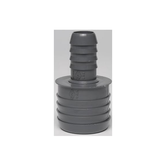 Dura Plastics | PVC Insert Reducing Coupling | Schedule 40 Black | 2" x 1" (INSERT) | High-Flow Capacity | Plumbing, Irrigation, Pool, Spa, DIY Projects