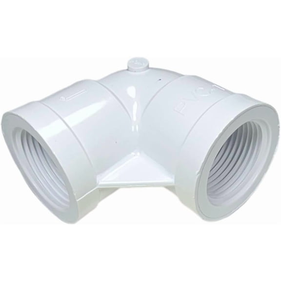 10 Pack Dura Plastics PVC Threaded Elbow (TxT) Schedule 40 PVC Fitting with Female Threaded Ends Irrigation, Plumbing, Water Lines - 408-007
