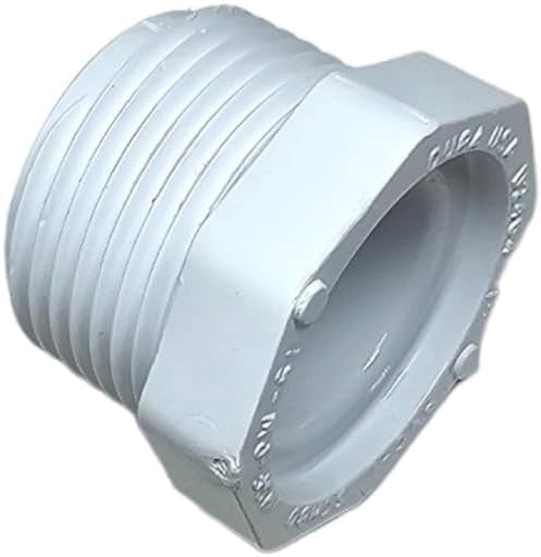 10 Pack Dura Plastics Schedule 40 1/2'' 10 Pack PVC Threaded Plug ...