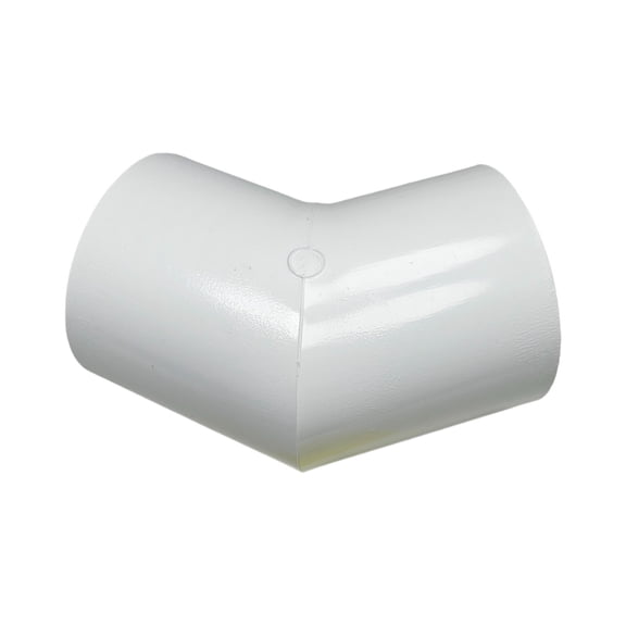 Dura Plastics Schedule 40 1/2" PVC 45 Elbow (S x S) | Slip (Socket) connections | Irrigation & Plumbing | 10 Pack - 417-005