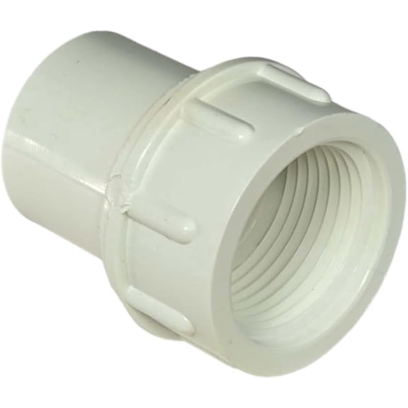 10 Pack Dura Plastics Schedule 40 PVC 1/2" Female Adapter (FPT x S) | Durable, Leak-proof Transition | Irrigation & Plumbing | 435-005