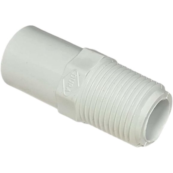Dura Plastics Schedule 40 PVC PVC Male Slip Insert x MPT 3/4" | Fitting or Street Adapter | Irrigation & Plumbing | 10 Pack - 433-007