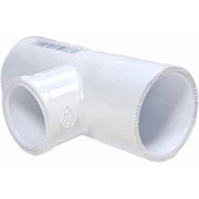 10-Pack Dura Plastics Schedule 40 PVC Reducing Tee SxSxS | Three slip sockets | Irrigation & Plumbing | 401-101 3/4" x 1/2" Reducing Tee