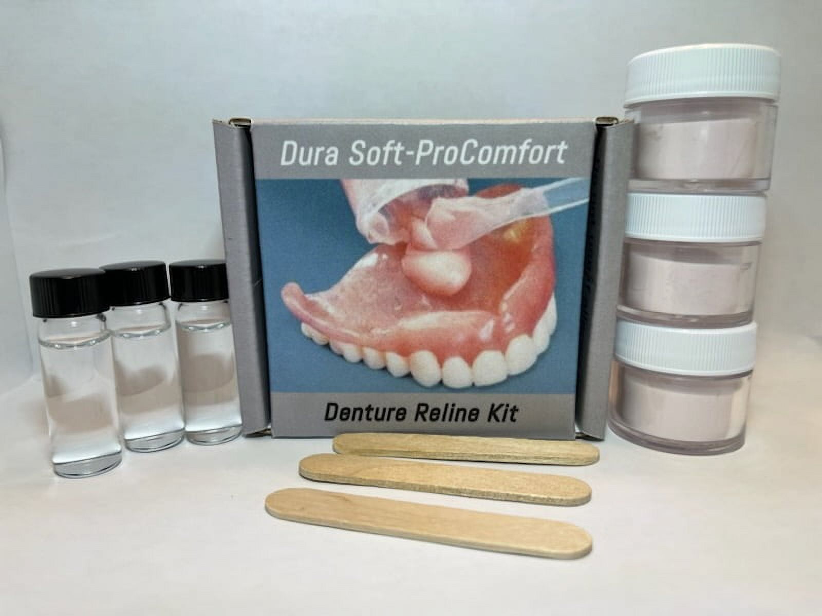 Dura Soft-ProComfort "Soft" Denture Reline Kit (Relines 3 Dentures) Do