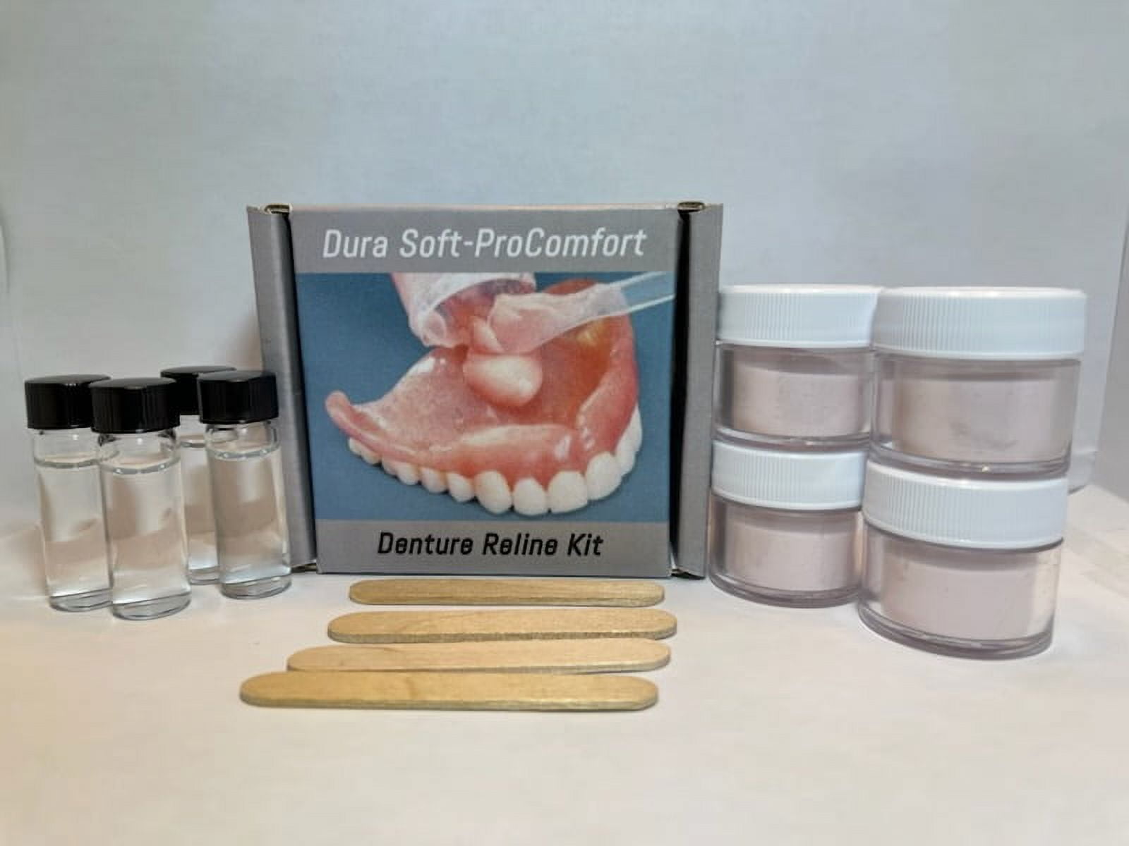 DenSureFit Lower Denture Soft Reline Kit