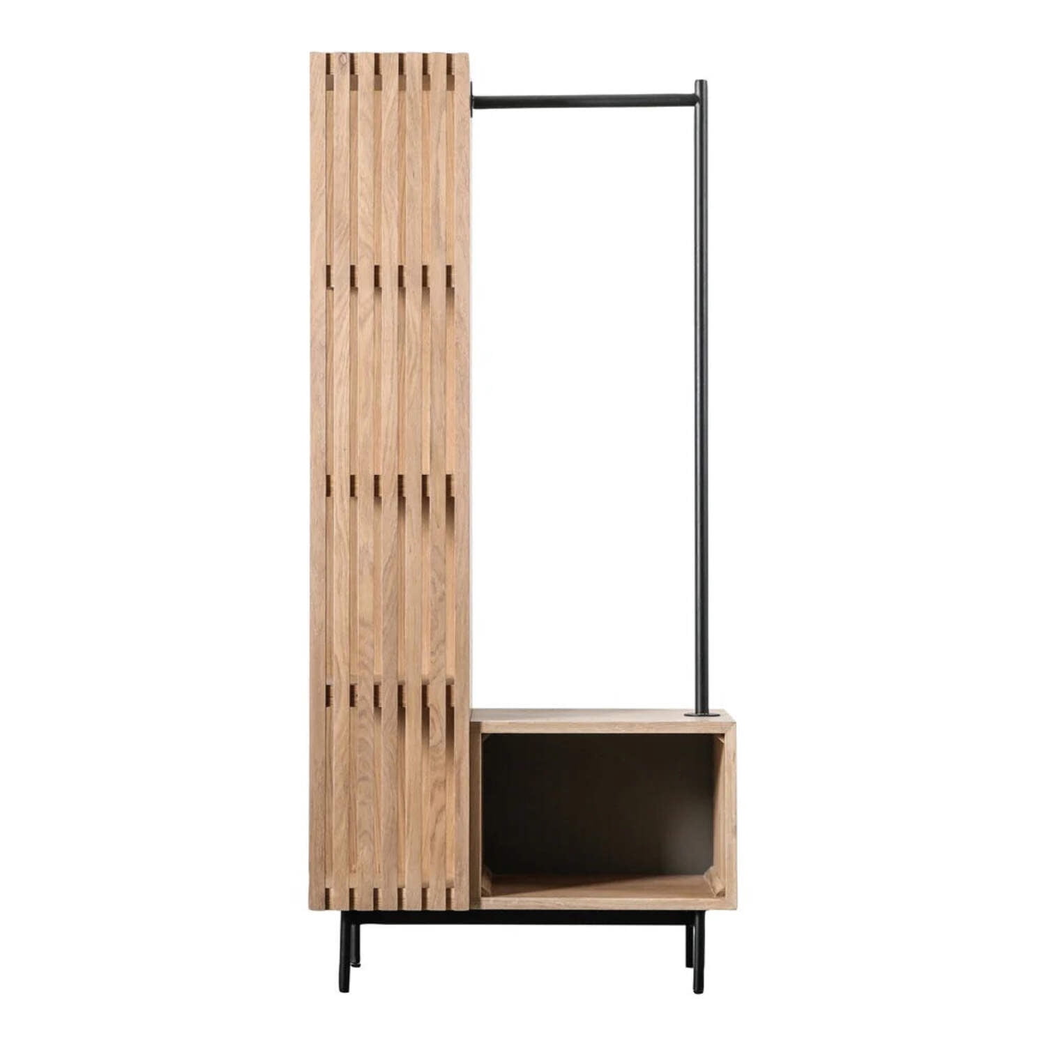 Dura Solid Wood Natural Open Armoire/Wardrobe - Walmart.com