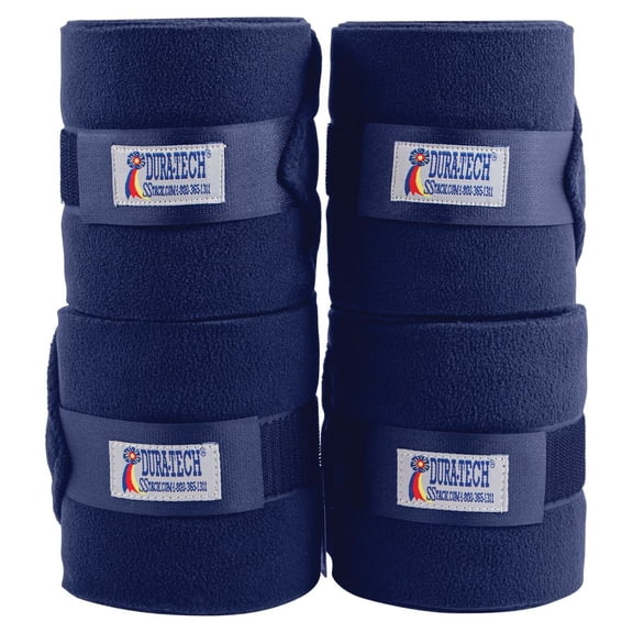 Dura-Tech 16oz Deluxe Polo Horse Leg Wraps | Set of 4 | Color Navy