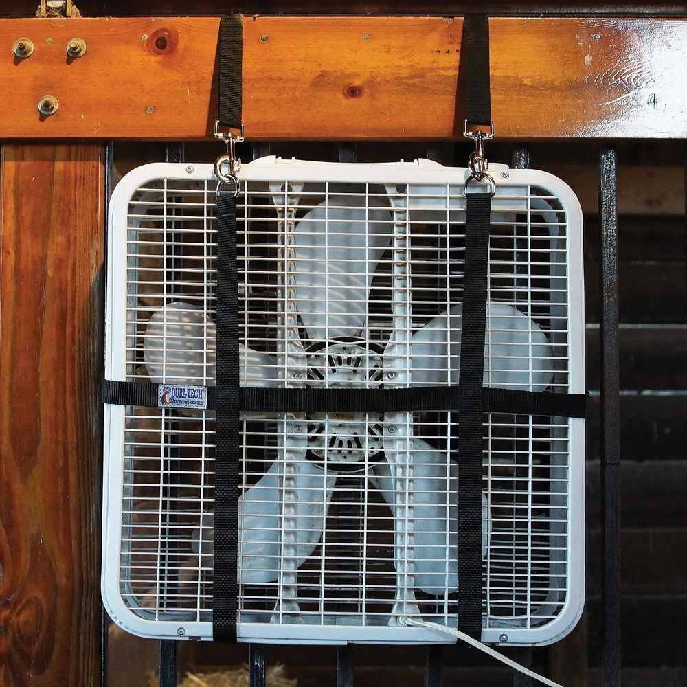 Dura-Tech Adjustable Box Fan Holder | Easy Fan Hanging | 1