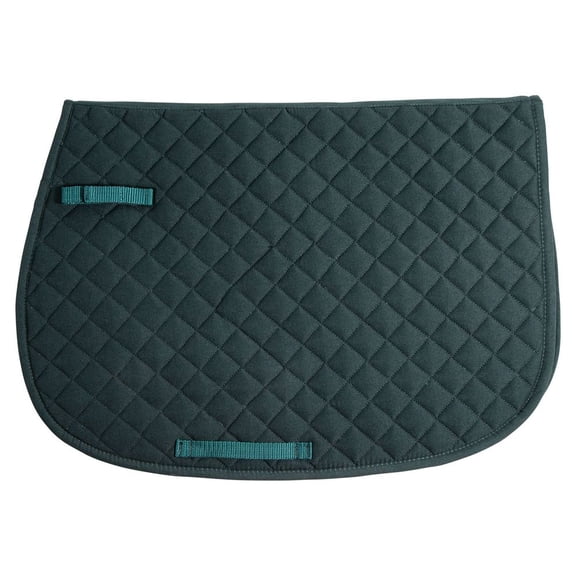 Dura-Tech All-Purpose Saddle Pad for Horses | Schooling Saddle Pad Square Cut | Horse Saddle Pads | Polyester Fabric Blend | 23" Spine and 18" Drop Length