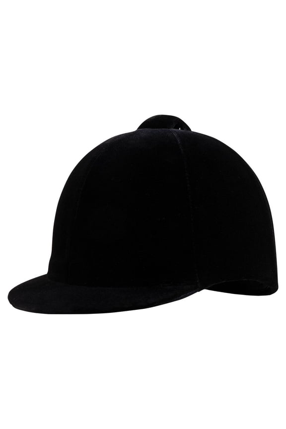 Black Velvet Horse Riding Hunt Cap | Equestrian Style | Size 7 1/2