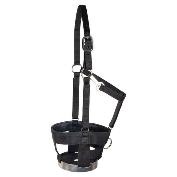 Dura-Tech Breathe Rite Grazing Muzzle Breakaway Horse Halter | Cob Size